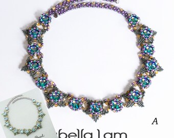 Herrin Lace Halskette Perle nach Perle Exquisit Einfaches Perlenweben Kit