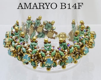 AMARYO SwarovskiSet in Stones Beadwork Bracelet DIY Beading Kit Tutorial