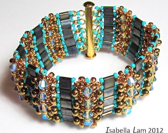 TB Tila Bracelet tutorial Exclusively PDF Beading tutorial for personal use only