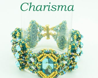 Charisma 2 kristallen Rose Montee en Fancy ovale stenen armband Kit en handleiding