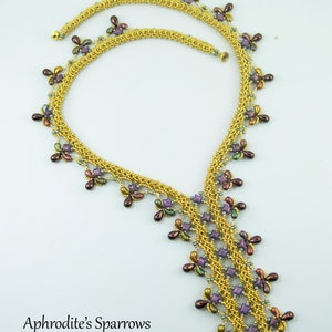 Aphrodites Sparrows Necklace Pdf tutorial instructions for personal use only image 3