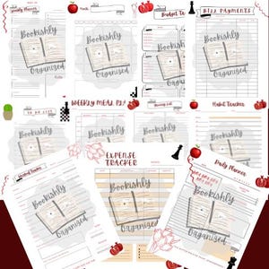 Twilight Themed Planner Sheets