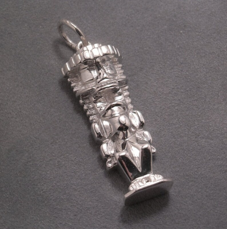 Tiki pendant sterling silver Etsy