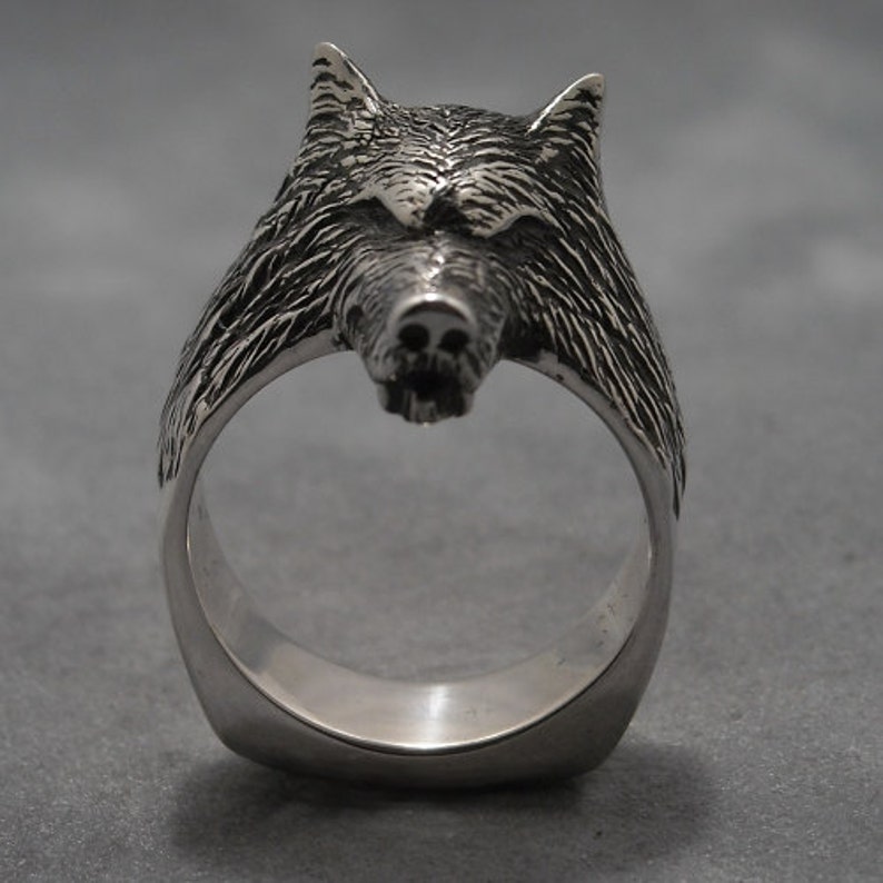 Werewolf ring Sterling silver | Etsy