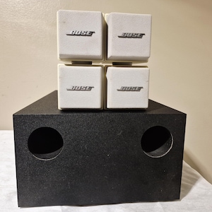Bose AM-5 Acoustimass Speaker System Low Profile Subwoofer Fully Functional