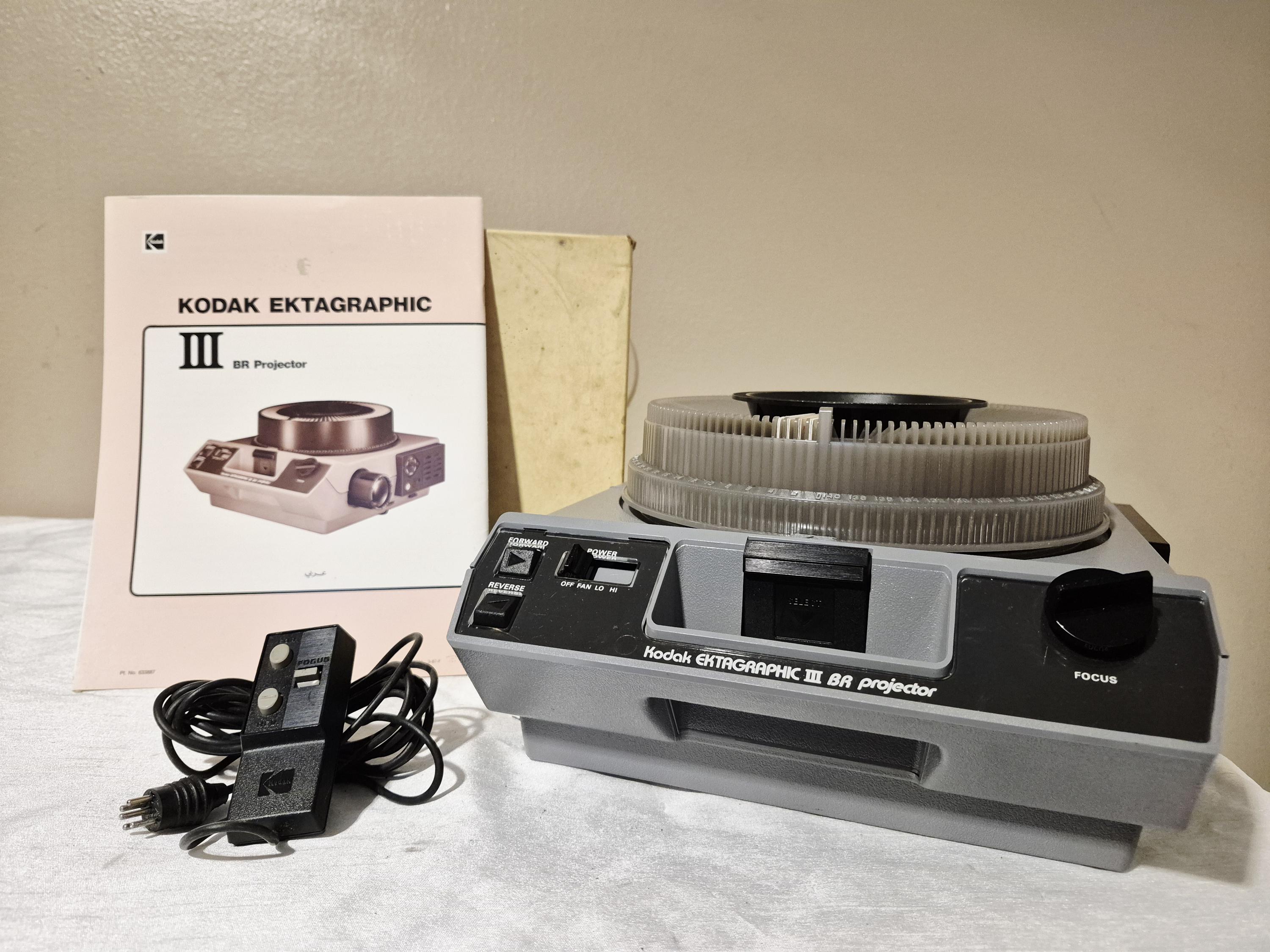 Rebuilt Kodak Ektagraphic III BR Filmstrip Slide Projector Fully