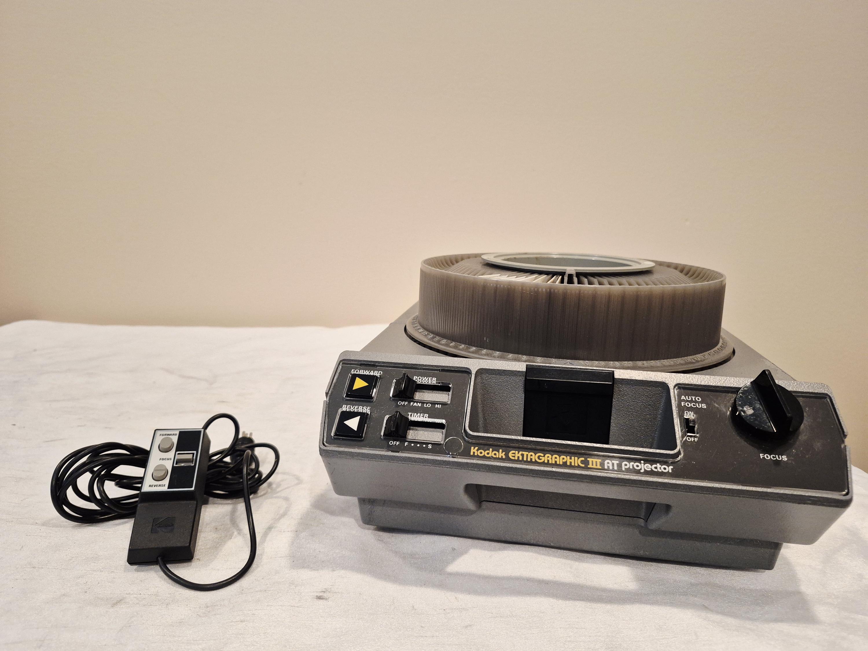 Rebuilt Kodak Ektagraphic III AT Carousel Slide Projector Fully