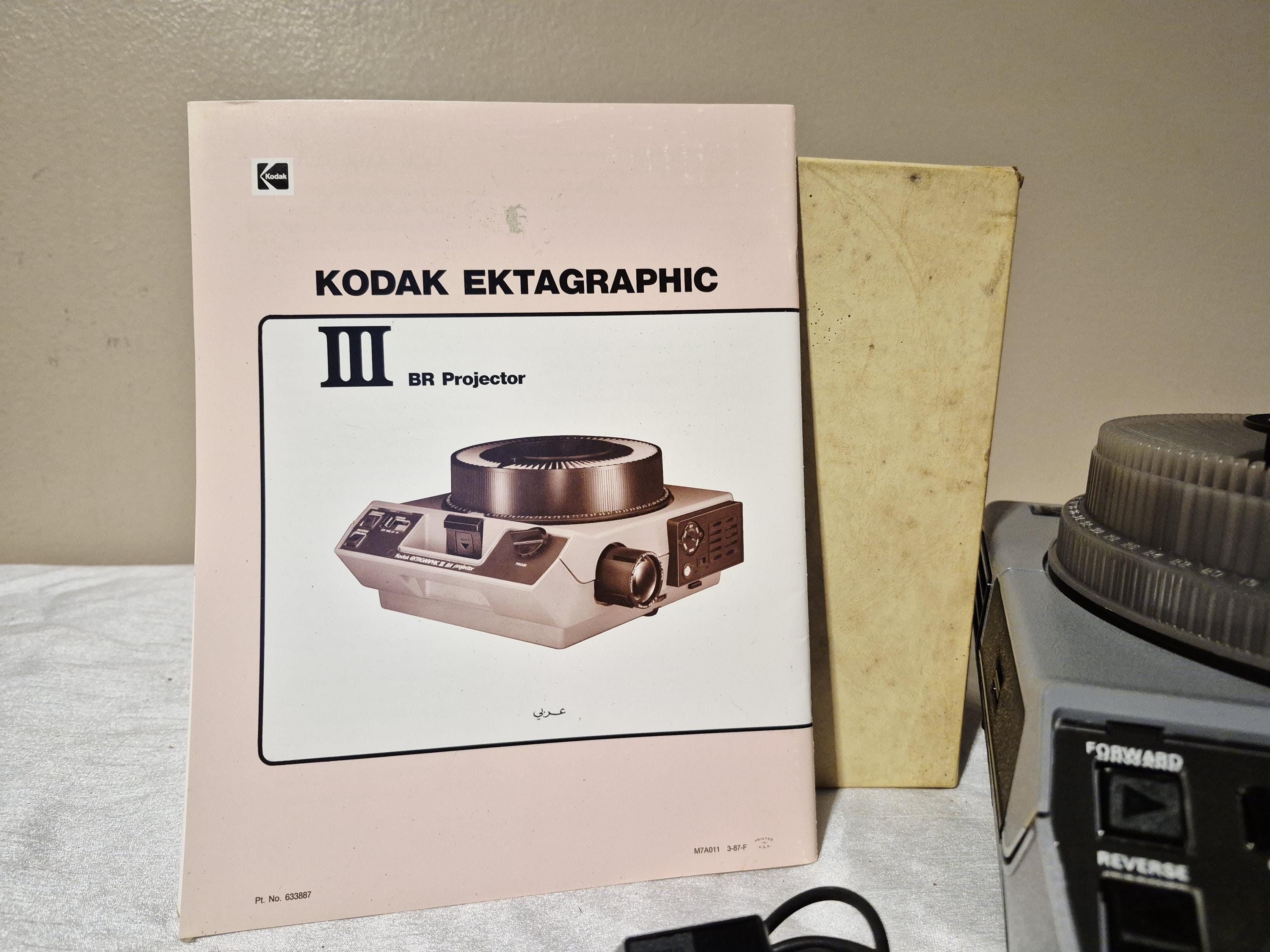 Rebuilt Kodak Ektagraphic III BR Filmstrip Slide Projector Fully
