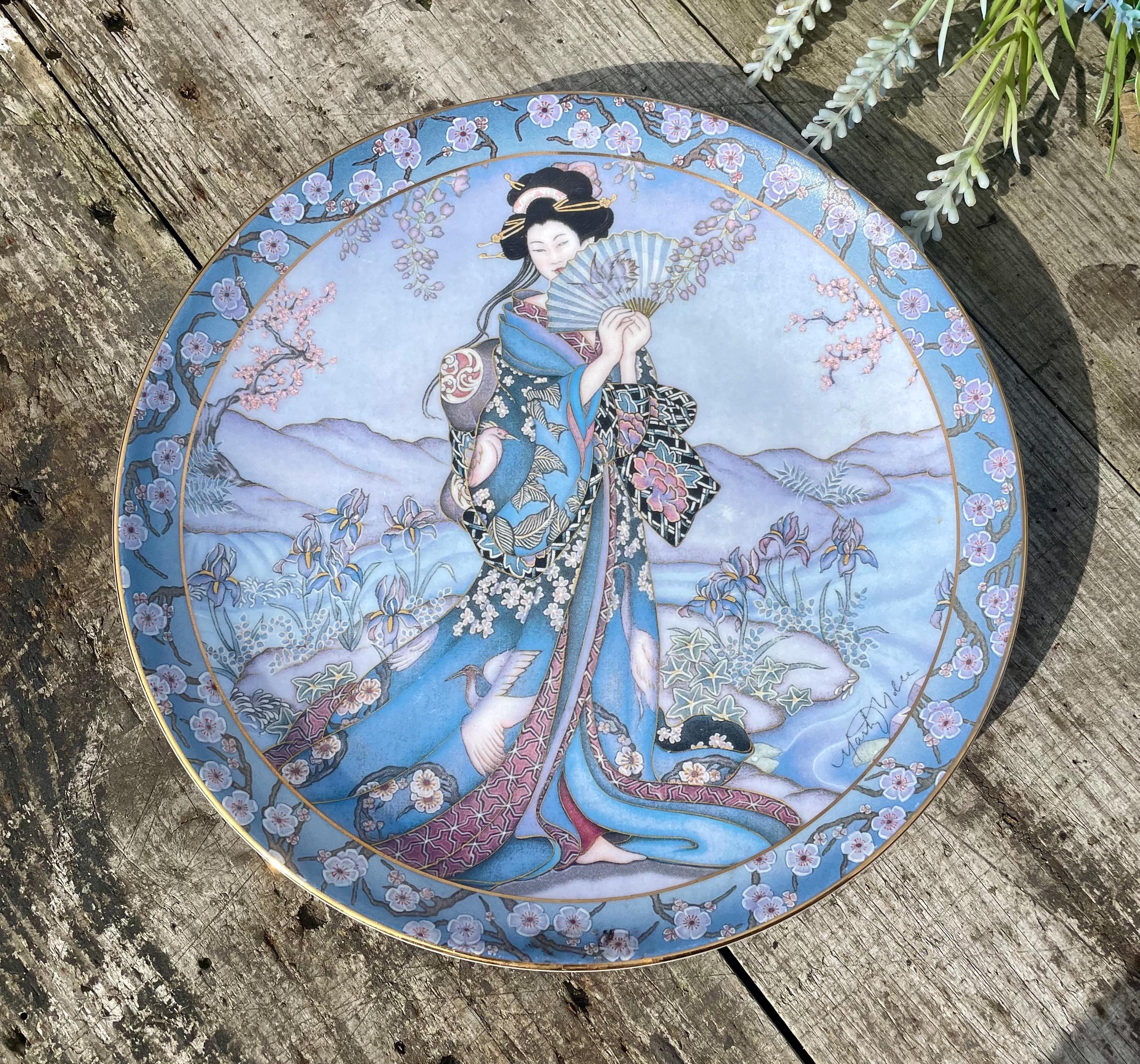 Franklin Mint Geisha - Etsy