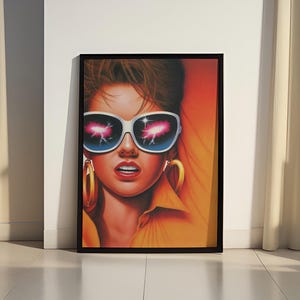 Retro stylish poster, Vintage Poster for Living Room, bedroom Poster,  Aesthetic Decor, Old style Poster, fashion retro art ,nostalgia style