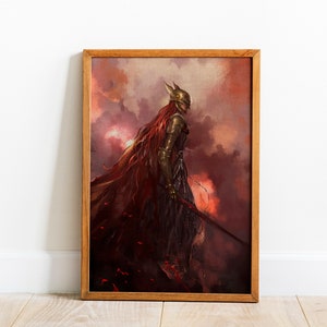Elden Ring Poster I Elden Ring Malenia PosterI Elden Ring Print I Malenia Poster I Malenia Print I Elden Ring Wandkunst I Für Gaming Room