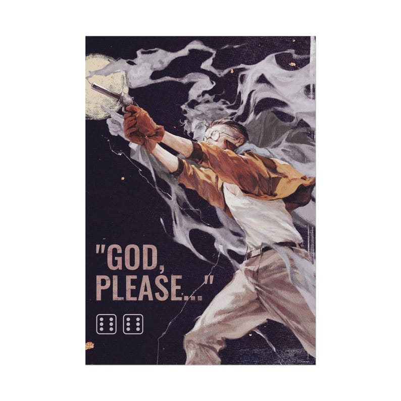 Disco Elysium Video Game Rolled Poster - Fine Art, Semi-Glossy, or Matte Paper Options, Multiple Sizes, Horizontal and Vertical, Giclée image 1