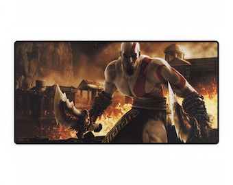 Kratos, God Of War Mousepad - High-Quality, Non-Slip, Gaming Mat
