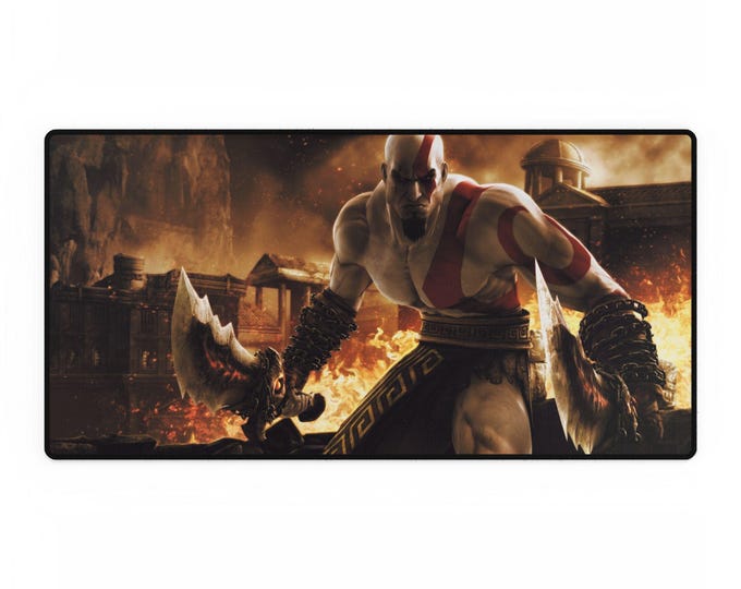 Kratos, God Of War Mousepad - High-Quality, Non-Slip, Gaming Mat