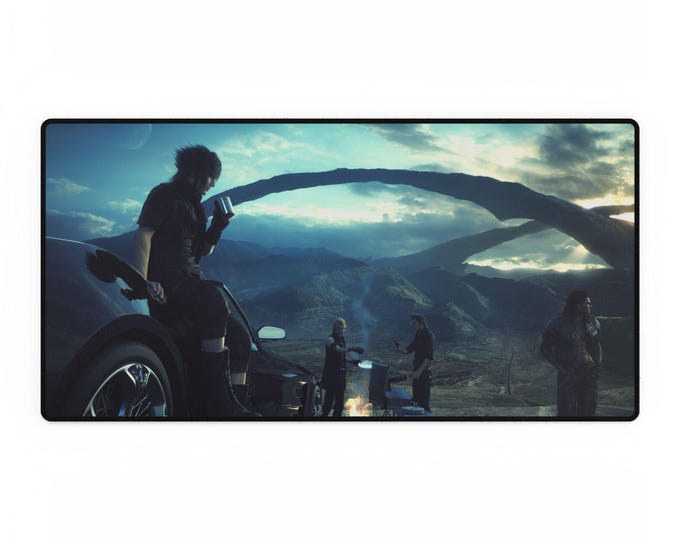 Final Fantasy Noctis - Landscape Desk Mat, Gaming Desk Pad, Computer Mat, Office Decor, Gift for Gamers, Desk Accessories