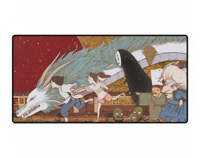 Spirited Away - Anime Desk Mat, Artistic Mouse Pad, Gaming Protector, Unique Home Office Decor