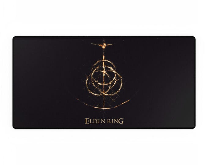 Elden Ring Desk Mat | Gamer Desk Accessory, Gaming Pad, Office Decor, Mouse Pad, Video Game Gift