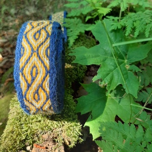 Birka, Woolen tablet weaving, Viking belt, medieval belt, reenactment, Viking clothes, folk belt, medieval, woven braid, card weave, gift