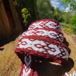 Tablet woven belt, Birka, card weaving braid, folk belt, Viking belt, etno belt, medieval belt, medieval costumes, great gift, Viking braid