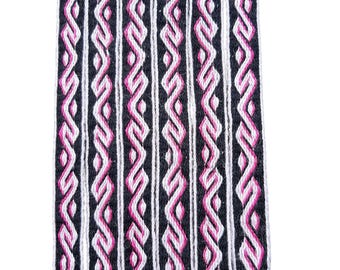 Tablet Woven Wool Viking Trim, Medieval Costume Braid