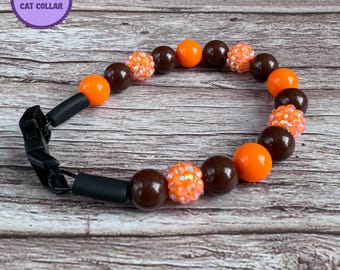Beaded Cat Collar, Collar Necklace Bead, Cat Gift For Cat Lovers, Pet Gift For Cat, Quick Release Cat Collar, Pet Collar, Beaded Cat Collar