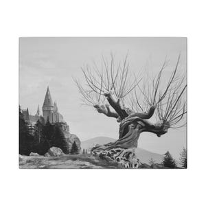 Enchanted Willow Canvas Painting Print