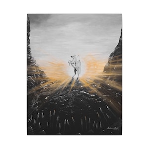 At Dawn... Canvas Painting Print