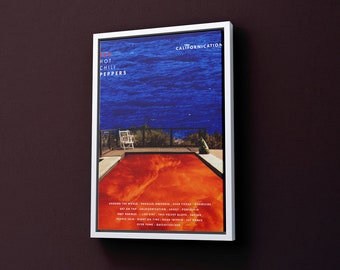 Red Hot Chili Peppers Poster, Red Hot Chili Peppers Canvas, Californication Album Print, Music Album, Album Cover Poster, Music Poster