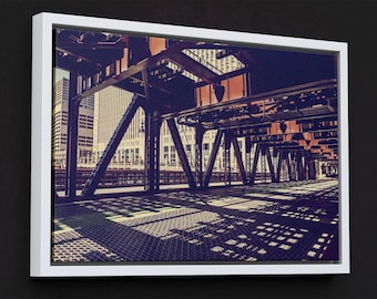 Chicago USA Art Chicago Illinois Canvas Chicago Print Art Chicago City Wall Decor Chicago Canvas Wall Art Chicago Print Chicago Poster Print