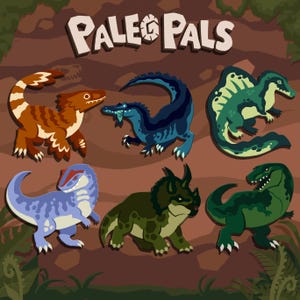 Paleo Pals: Dinosaurier | Förhistoriska emaljnålar