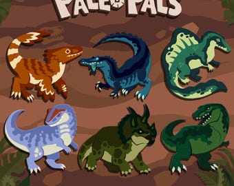 Paleo Pals: Dinosaurs | Prehistoric Enamel Pins