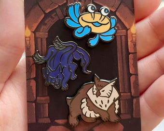 Mini Monster Pins | Dungeons and Dragons Enamel Pins