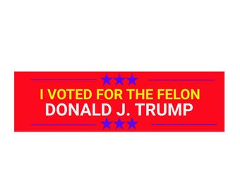 TRUMP  bumper sticker