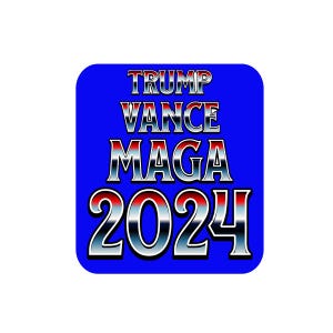 TRUMP Political sticker x 4