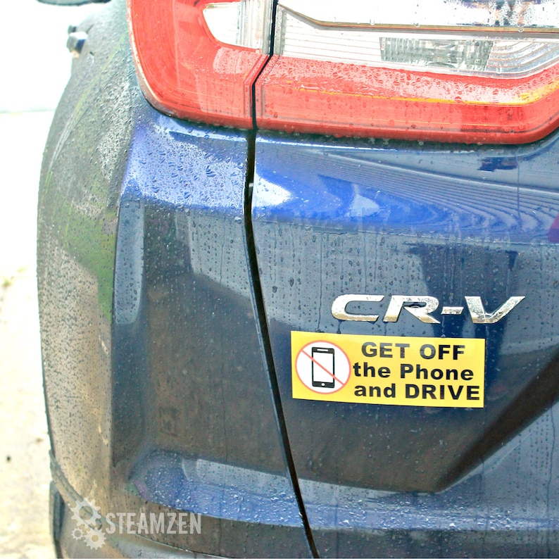 /"Get Off the Phone and Drive/" sticker