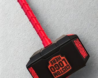 Customizable 3D Printed Hammer – Geek Decor, Cosplay Prop