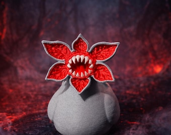 Creepy Monster Flower Duck Figurine | 3D Printed Desk Decor
