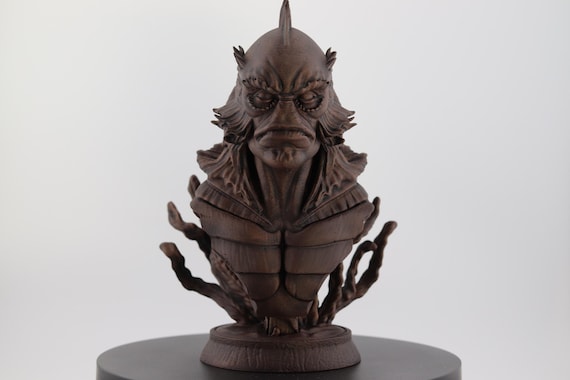 Creature From The Black Lagoon Bust: Hand-Painted Universal Monster Fan Art Classic Horror Collectible