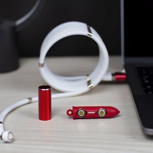 5 kabels in één met de magnetische oplaadkabel met roterende kop