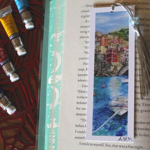 Italy Scene Painted Bookmark - Etsy