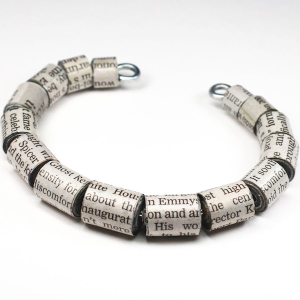 Newspaper Jewelry Etsy
