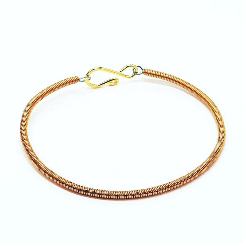 Copper Bass Guitar String Bracelet Guitar String Jewelry Etsy