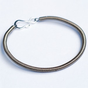 Bass String Bracelet- Guitar String Jewelry, Featured in Elle Magazine, Music Teacher Gift, Minimalist, Men, Women, Unisex, Bassist Present