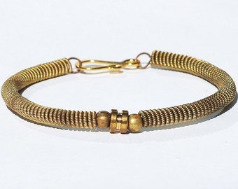 Guitar String Bracelet- Upcycled Ball End Brass Guitar String Jewelry, Guitar Player Gift, Music Jewelry, Acoustic Guitar String Bracelet