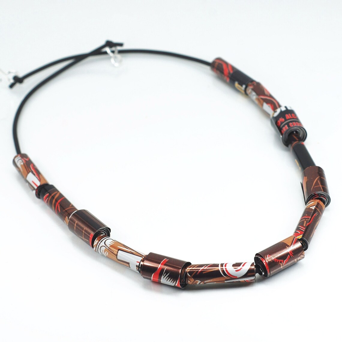 Brown Beer Can Necklace Shake Chocolate Porter Upcycled Etsy