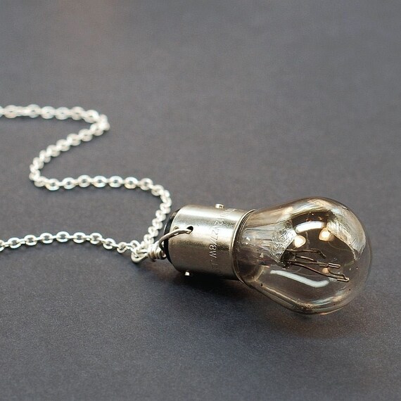 Contemporary Jewelry Industrial Lightbulb Steam Punk Statement Necklace Bold Upcycled Large Light Bulb Cyberpunk Steampunk Pendants Valresa Com Contemporary Jewelry Industrial, Light Bulb Pendant Necklace