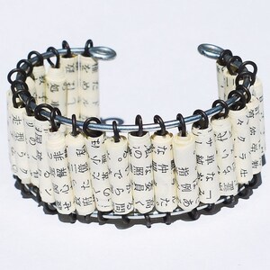 Sheet Music Bracelet Paper Bead Jewelry, Vintage Music Cuff Bracelet, Paper Bead Bracelet, Music Jewelry, Paper Jewelry, Music Lover Gift image 10