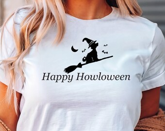 Maltipoo Halloween T-shirt, Dog Silhouette, Fall Shirt