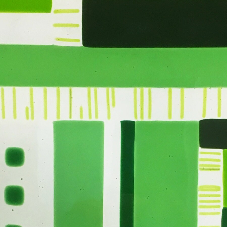 Image showcasing Green Sculpture, Green Glass, Sculpture, Green Decor, Artistic Office ...
