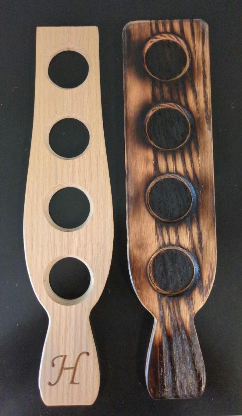 left is curved shape.  right is rectangular shape.